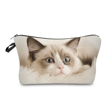 Load image into Gallery viewer, Cat Makeup Bag