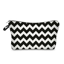 Load image into Gallery viewer, Black&amp;White Makeup Bag