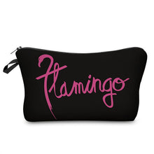 Load image into Gallery viewer, Flamingo Makeup Bag