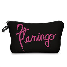Load image into Gallery viewer, Flamingo Makeup Bag