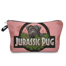 Load image into Gallery viewer, Jurassic Pug Makeup Bag